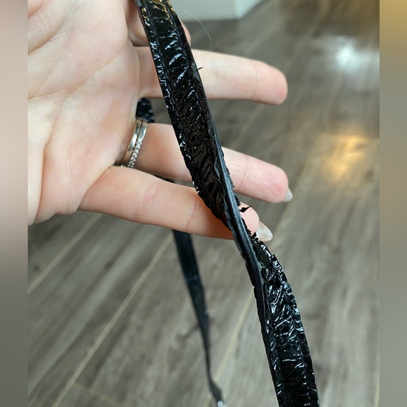 Guess Vintage y2k mini purse, long strap, black sequence and quilted - Picture 11 of 14